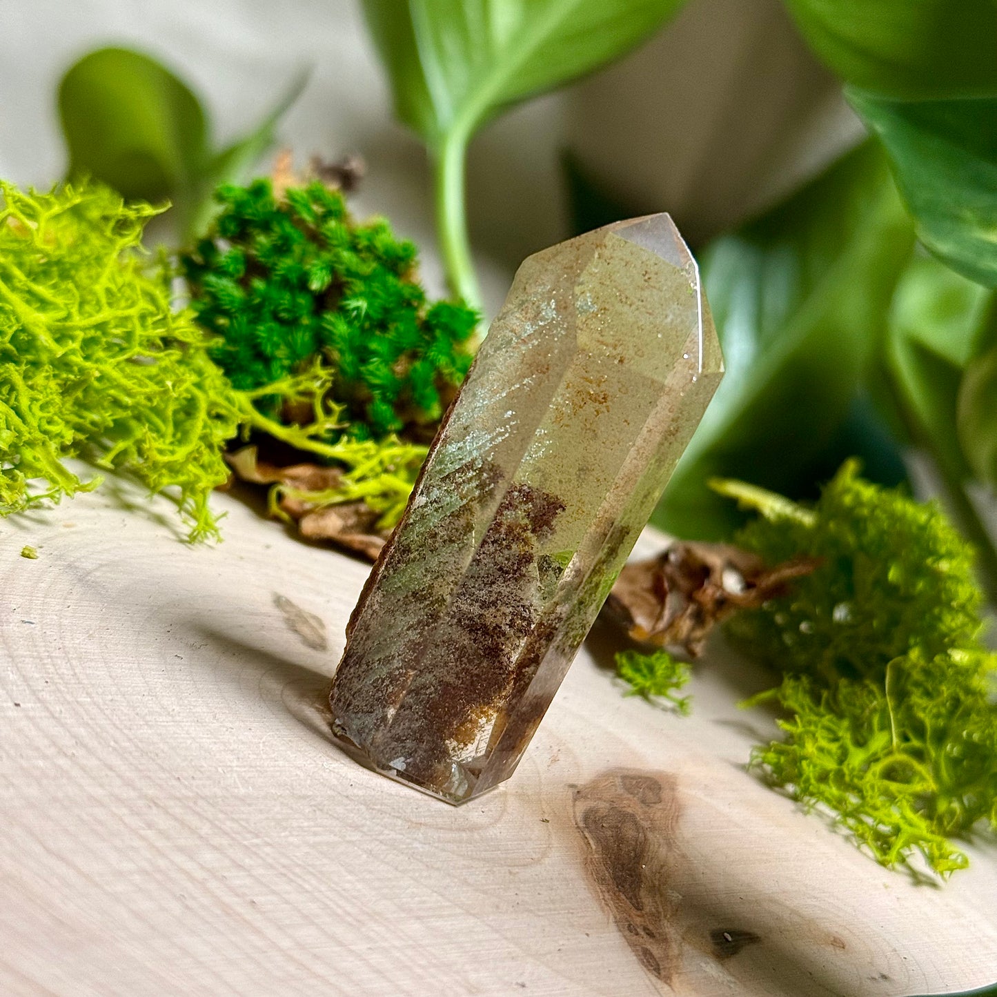 Green Chlorite Phantom Quartz Garden Towers