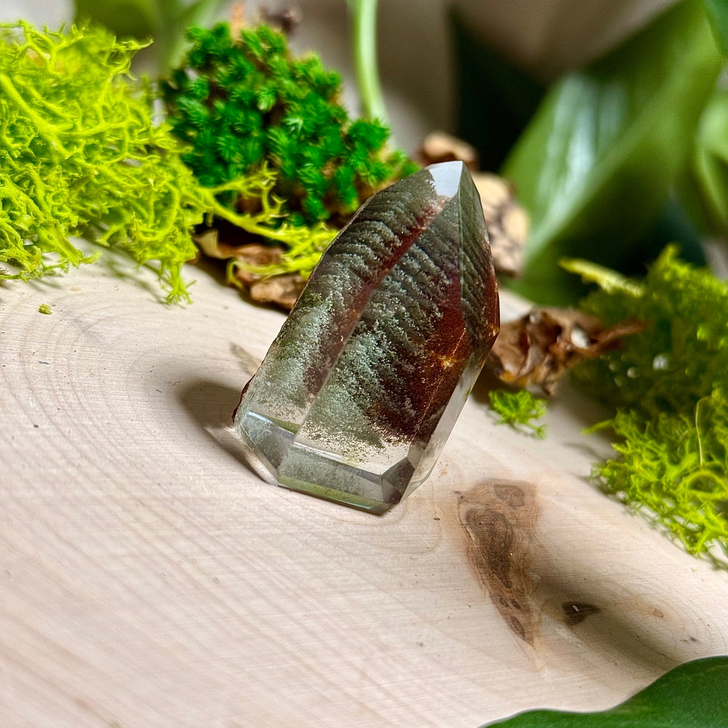 Green Chlorite Phantom Quartz Garden Towers