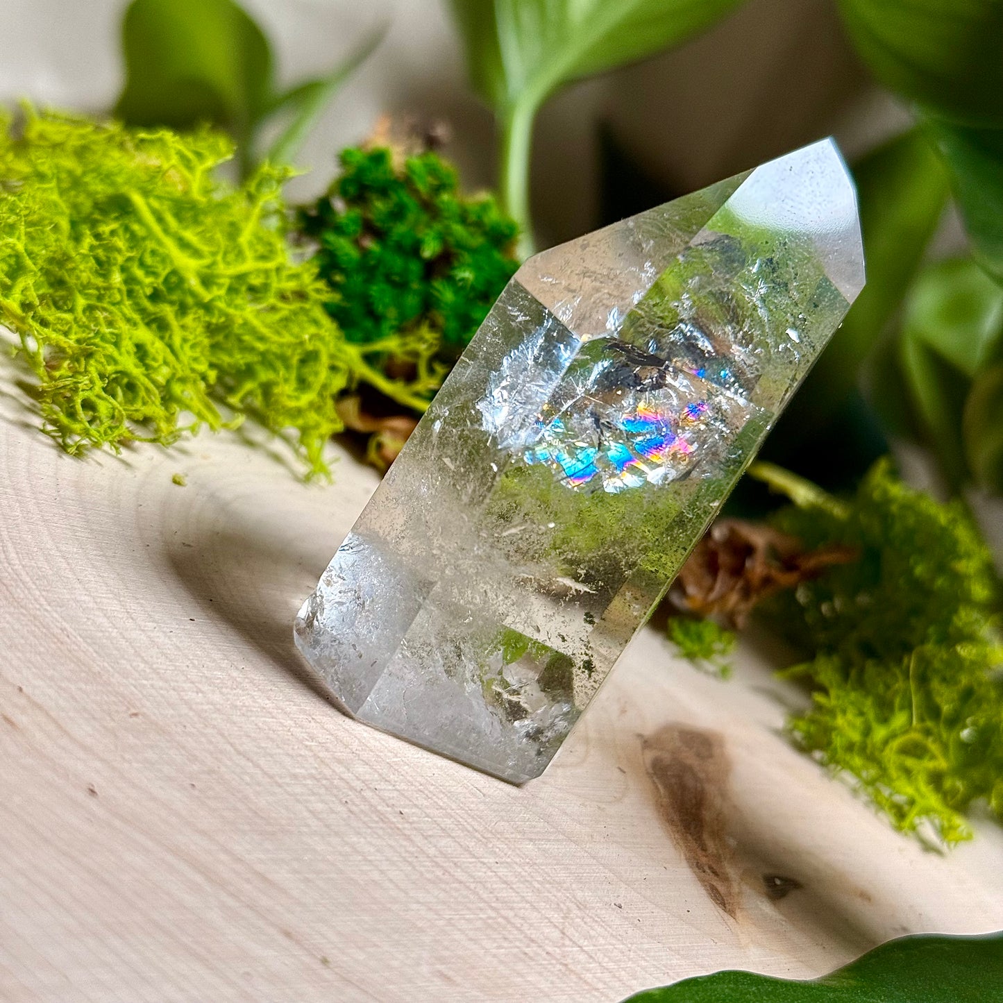 Green Chlorite Phantom Quartz Garden Towers