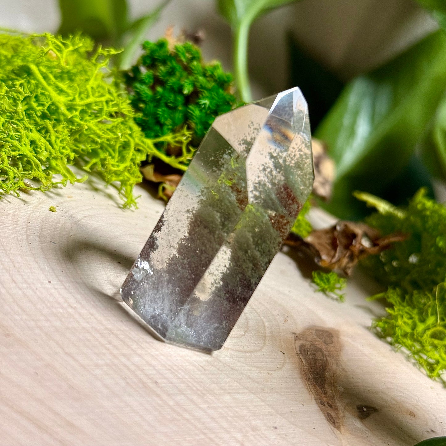 Green Chlorite Phantom Quartz Garden Towers