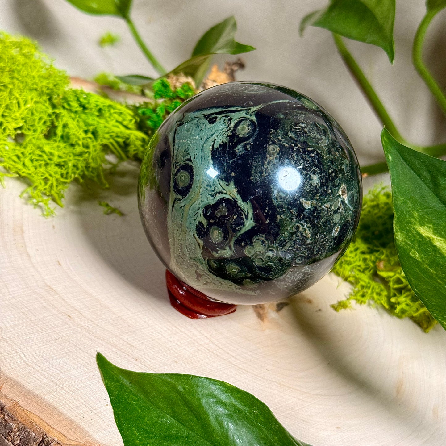 Kambamba Jasper Palm Stones and Spheres