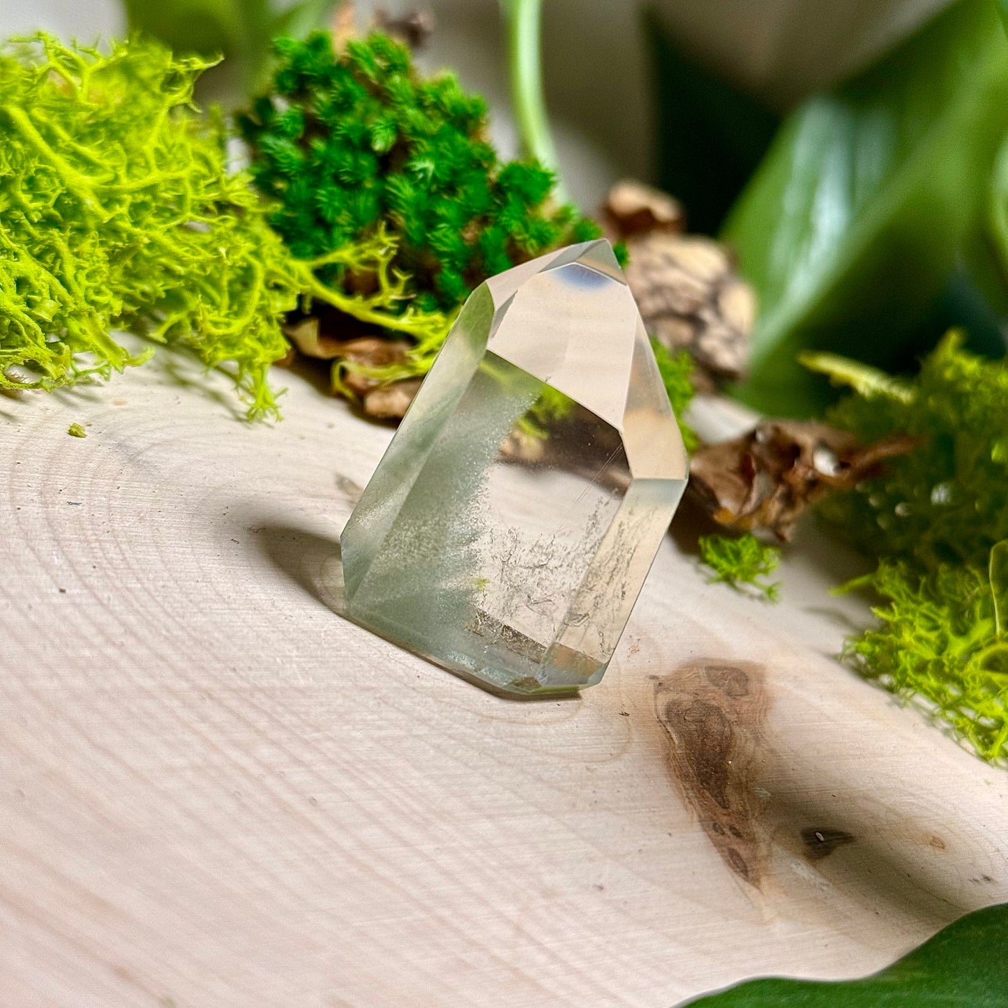 Green Chlorite Phantom Quartz Garden Towers