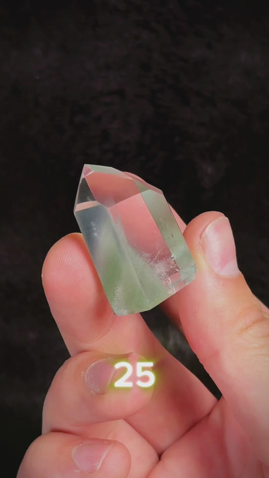 Green Chlorite Phantom Quartz Garden Towers